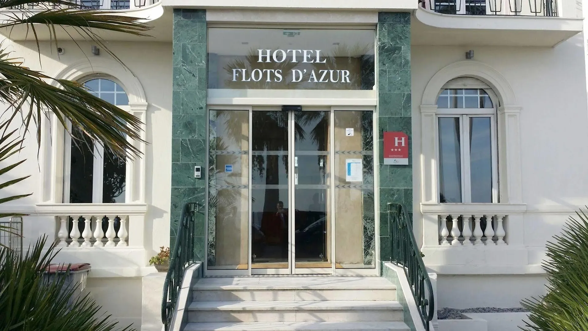 ***  Hotel Flots D'Azur Promenade Des Anglais Nice Frankrike